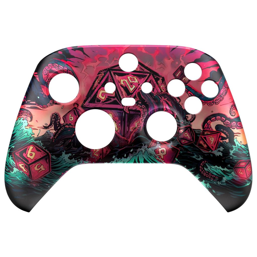 custom front housing shell for Xbox Series featuring a mildly cover faceplate for Xbox Series and Xbox Core not of the eXtremeRate's X/S,