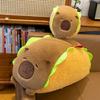 Internet Celebrity Hot Dog Capybara Throw Pillow Kapibara Throw Pillow Capybara Hot Dog Plush Doll Gift Office Bedroom Pillow