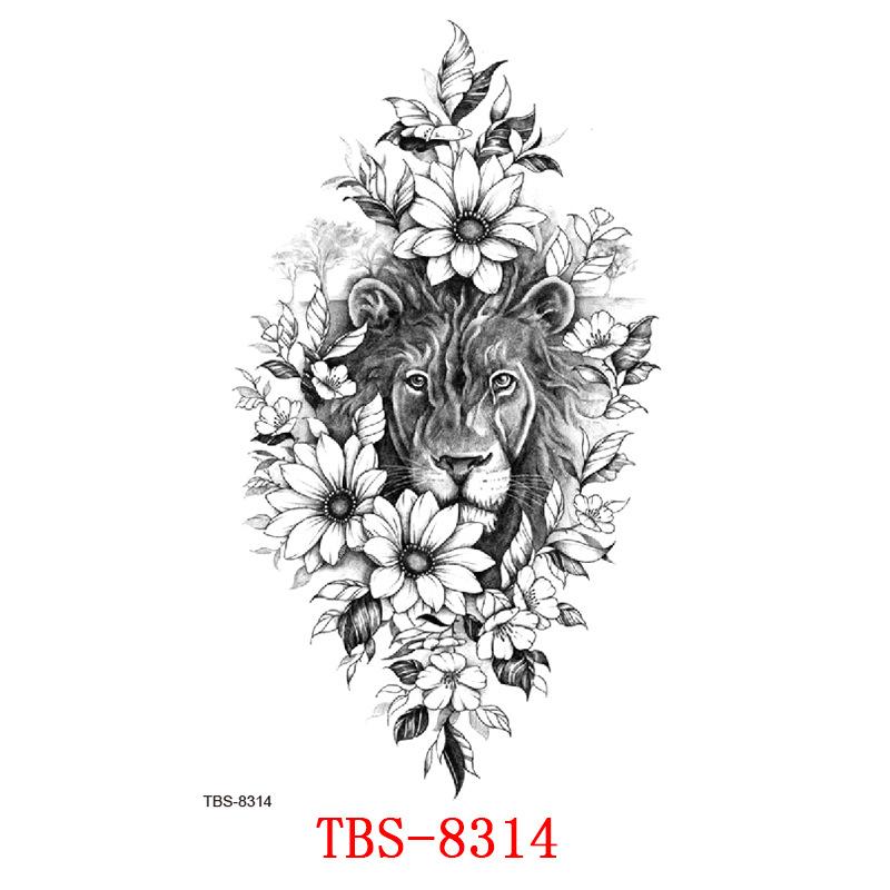 Waterproof Tattoo Sticker, Totem Character Tattoo Sticker Tattoo