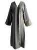 Elegant Moon Embroidery Long Sleeve Cardigan Dress