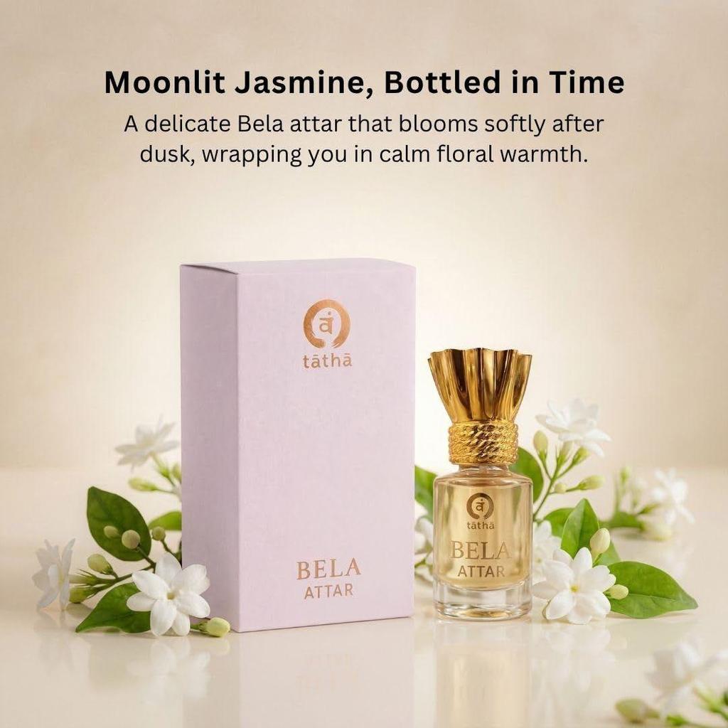 Premium Bela Attar Original| 100% Natural & Alcohol-Free Bela/Jasmine Perfume Attar