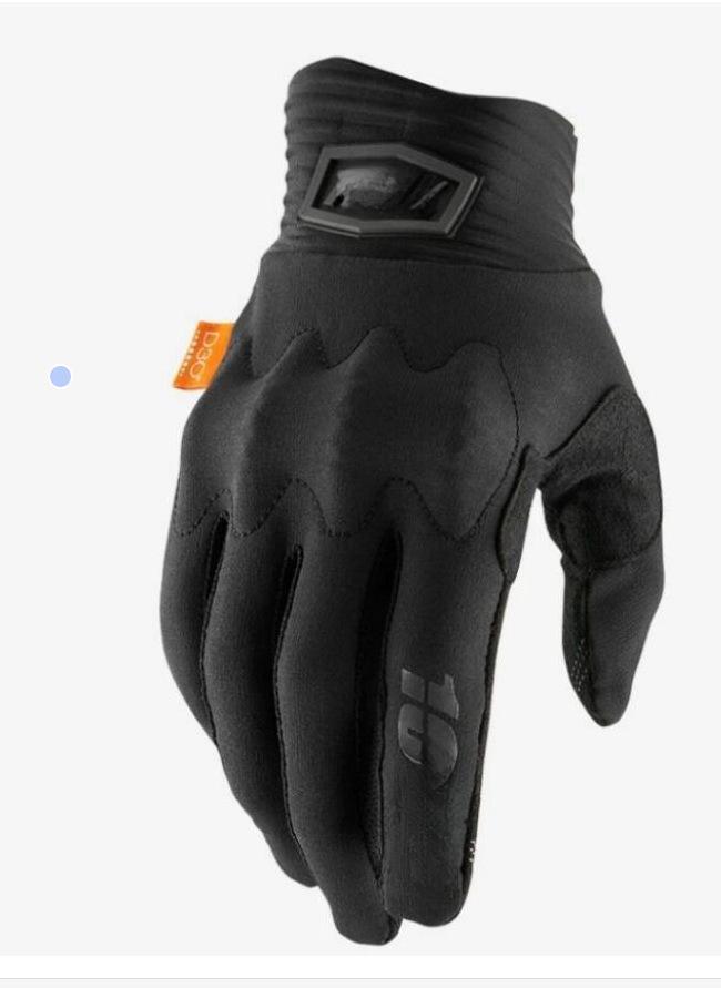 

Outdoor sports riding off-road motorcycle wear-resistant long finger non-slip gloves mountain bike anti- S чёрный