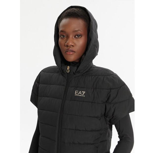 Демисезонная куртка EA7 Emporio Armani 7W000090 AF12476 UC001, черная, свободного кроя