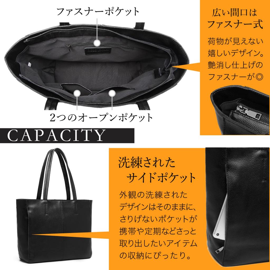 Leather Bag for A4 Cowhide Zippered Tote Commuter Shoulder Simple Suitable for Various Occasions GUSIO LEANGenuine Women, Size, 100% High-Quality