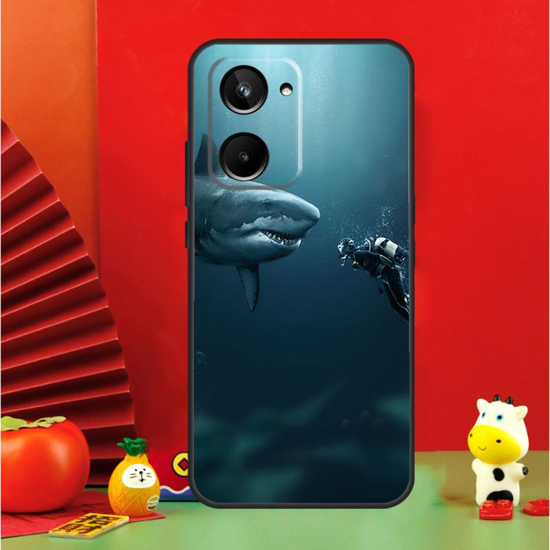 Shark and Killer Whale For Realme 10 11 12 13 14 Pro Plus 15 GT7 Pro GT6 C65 C67 C63 C61 C55 C51 C53 C35 C75 Case