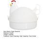 Oven Egg Steamer Hen Shaped Reusable High Capacity Microwave Safe Multifunctional Cooking Food Grade 4 Eggs Poacher