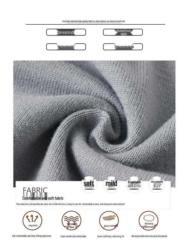Spring Knitted Top for Middle-Aged & Elderly Women - Turn-Down Collar Loose Pullover Sweater, Casual & Versatile 50s/60s Style