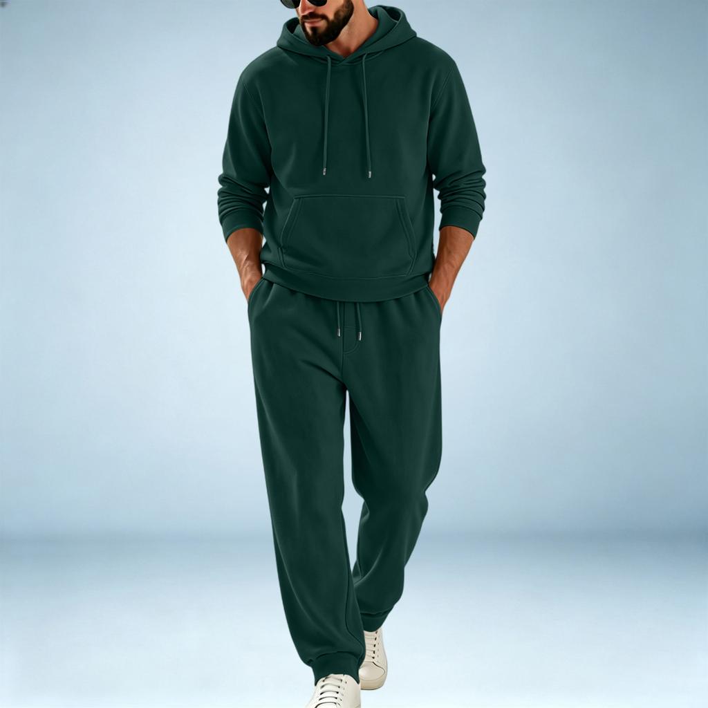 Herren Pullover Hoodie Sweatshirt Sportliches Set für Training und Freizeit