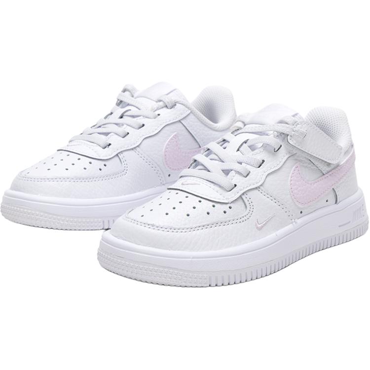 New Nike Force 1 Low EasyOn Abrasion Resistant Low top Skateboard Shoes White Kids' II0760-100