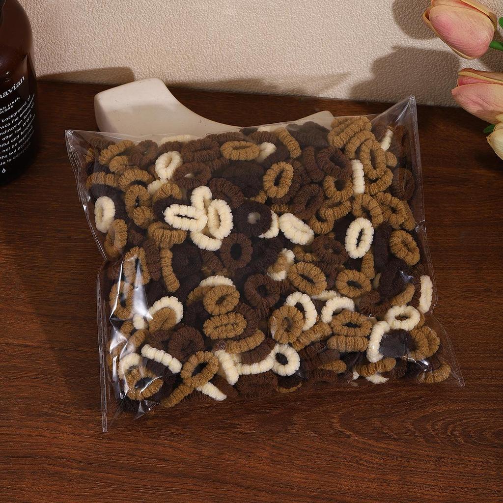 500-Pack Hair-Friendly Elastic Bands for Girls & Babies