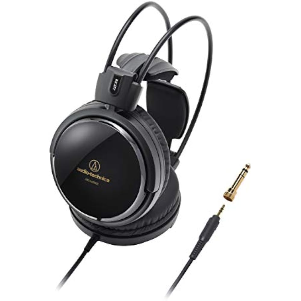 Audio-Technica ATH-A500Z Headphones, Wired, Closed-Back, 3-meter Cable