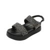 Sandals girl 2025 new summer versatile fairy style flats platform women fashion Roman shoes women ins tide