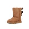 UGG Bailey Bow II Stiefel Kastanie (Kleinkind) Kinder Sneaker 1017394T-CHE