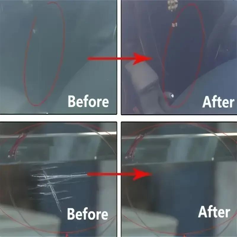 Glass Polishing Powder - Restores Glass Transparency and Clarity, Safe Formula Won't Damage Glass, Universal for Various Types O