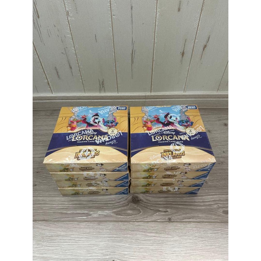 Used Disney Lorcana 8 boxes Lorcana shrink included Inland exploration