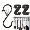 50pcs Heavy Duty S Hook with Safety Latch Design for Kitchen Bathroom Bedroom Hanging Pans Pots Coats Bags Plants Utility Hooks