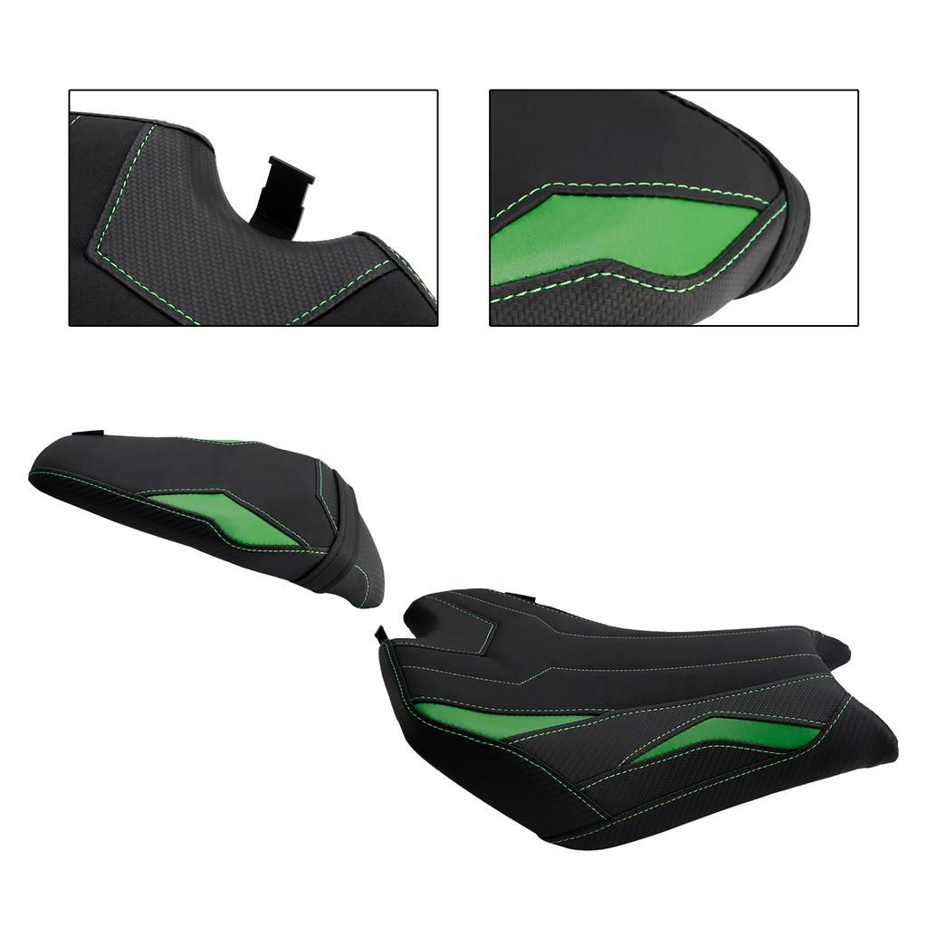 Front&Rear Raider Passenger Cushion Kit Green1 For Kawasaki Z900 Zr900-F 2025-