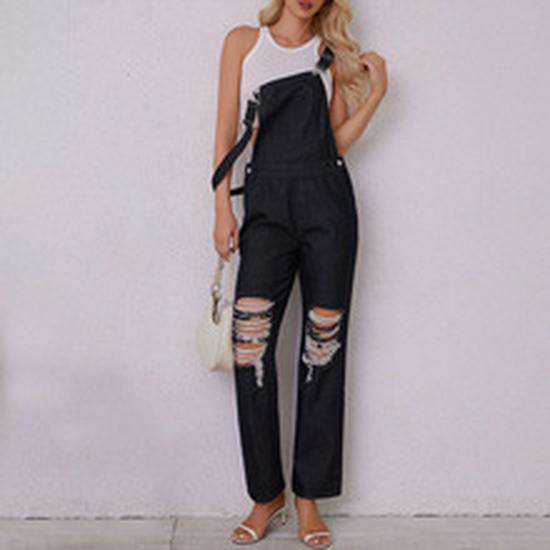 Cross-Border Women's Denim Shorts: Buttoned, Slim Fit, Half-Body Print, Casual, Elastic, Versatile Hot Pants