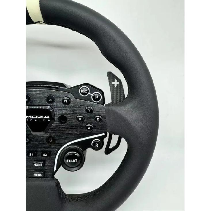 Carbon Fiber Extension Paddle Shifter Adapter For MOZA R5 R3 ES ESX Racing Car Game Mod Steering Wheel Accessories