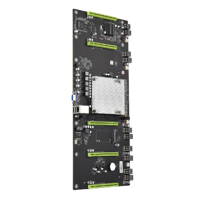 Motherboard for mining ETH79-X5B, supports all graphics cards, large interval of 80 mm, ddr3 memory, SATA with VGA interface