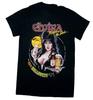 1990er Dunkler Horrorfilm Elvira Mistress Black T-Shirt 2026 Sommer Neues T-Shirt Mode Lässig Herrenbekleidung Damen Baumwoll-T-Shirt