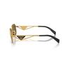 Prada Metal Irregular Frame Sunglasses Unisex sunglasses Gold PRA51S15N01T