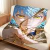 Anime T-Tensura Throw Flannel Blanket Suitable for Sofas Beds Offices Travel, Camping Chairs