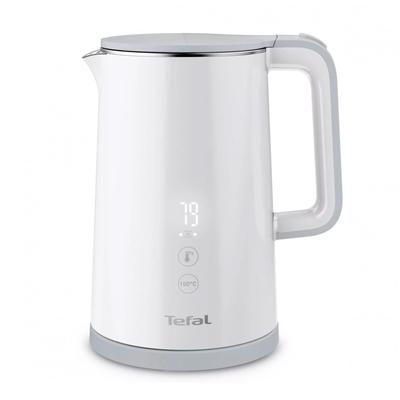 Tefal KO6931 Sense Perfectly Brewed Drink Digital Display Elektrischer kabelloser Wasserkocher (1,5L) 6 Tassen 1800 W Weiß