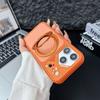 Yadun Contrasting Color 360 Rotating Magnetic Suction Bracket Is Suitable for Apple 17 Mobile Phone Case iPhone16promax Skin Grinding