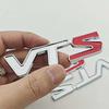 3D Metal Red Silver Color Car Sticker Logo V T S VTS Badge Emblem Sticker For Citroen C2 C3 C4 Quatre Saxo Xsara Jimny VTR