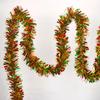 Christmas Tinsel Garland Thick Hanging Decorations for Xmas Party Indoor Outdoor (Without Battery)  for Festive Decorations