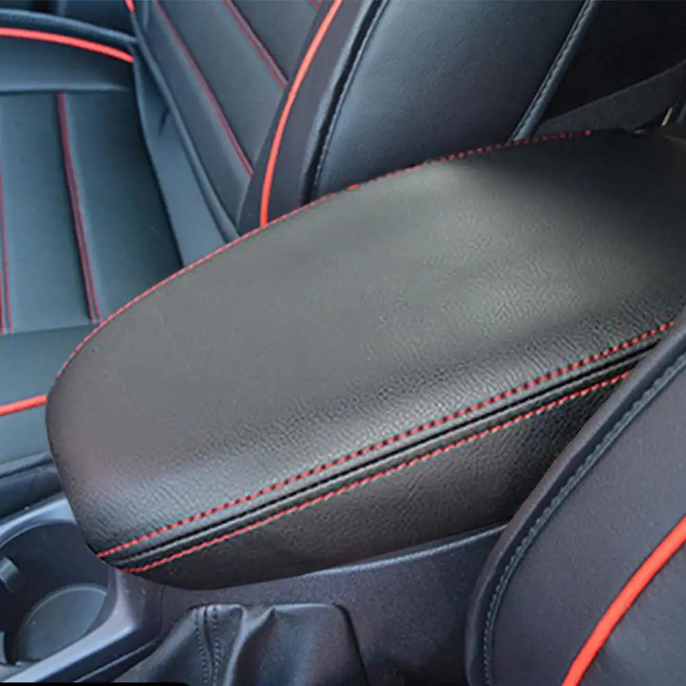 Auto-Armlehnenbox, Mittelkonsolendeckel, Armlehnenabdeckung, Autozubehör, PU-Lederbezug, für Ford Escort 2015–2019