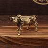 Vintage Copper Ornament Hanging Decoration Yellow Ox Year Creative Twelve Zodiac Feng Shui Ox Turn The Tide Tea Pet