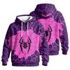 Men's Casual Loose Fit Printed Hoodie with Pocket and Drawstring