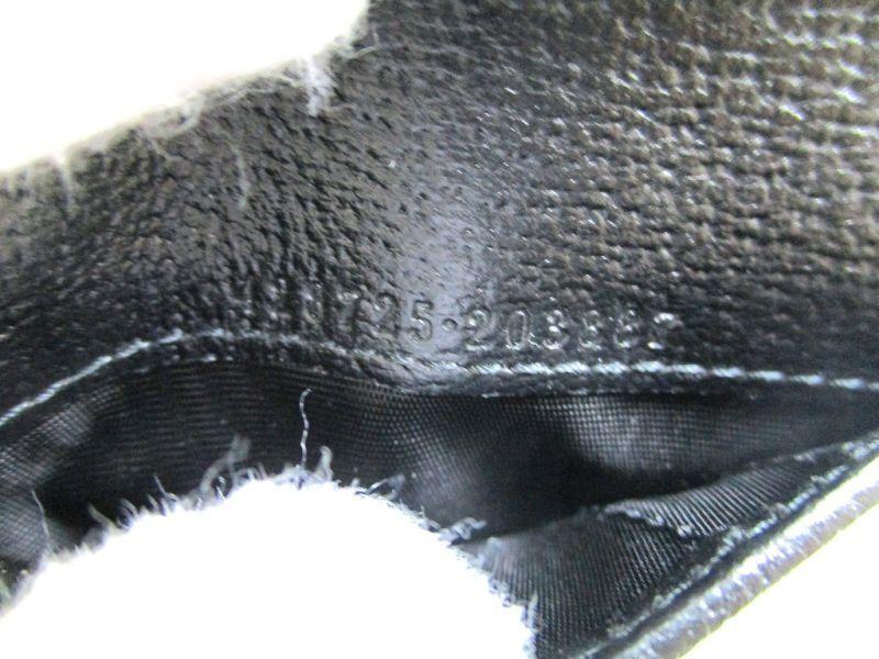 Authentic GUCCI GG Marmont Black Leather Bifold Wallet Compact Wallet #9586 Refurbished