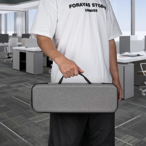 Geekria Compatible Hardshell Travel Carrying Case for Apple Magic Keyboard with Numeric Keypad and Apple Magic Mouse, Wireless Portable