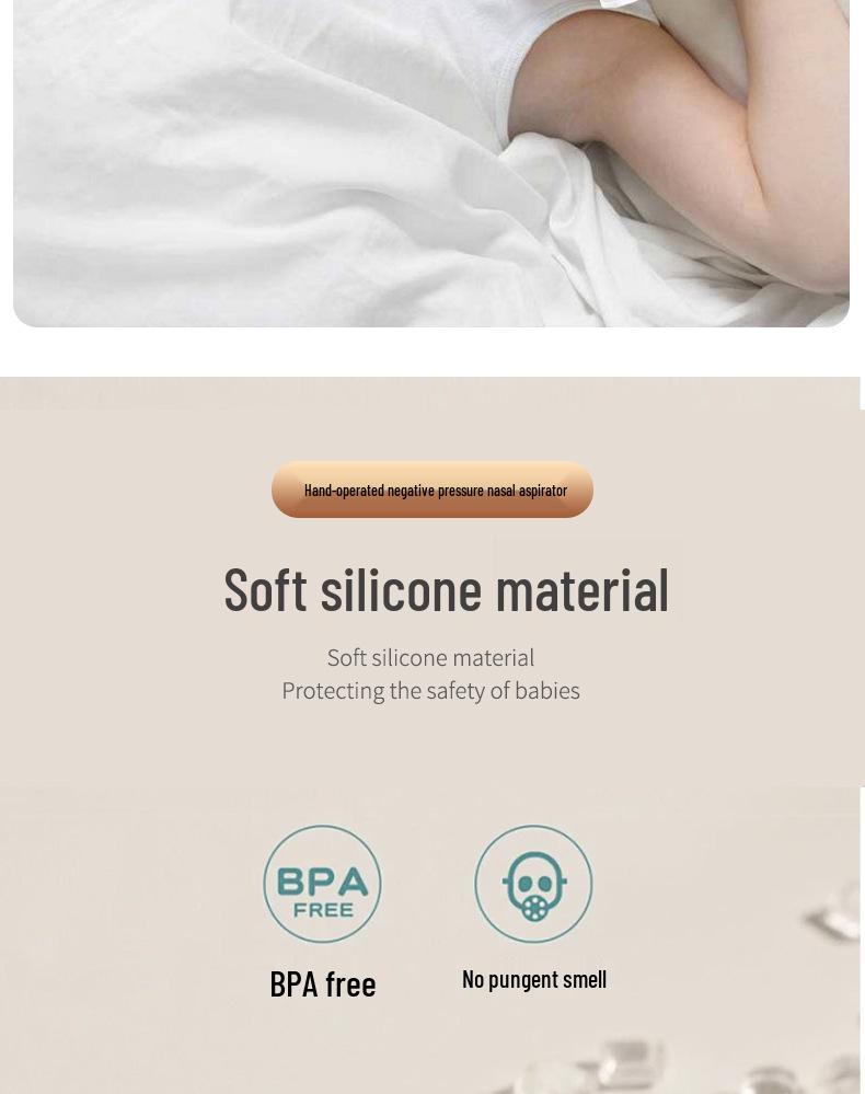 Dual-Certified Infant Nasal Aspirator for Congestion Relief