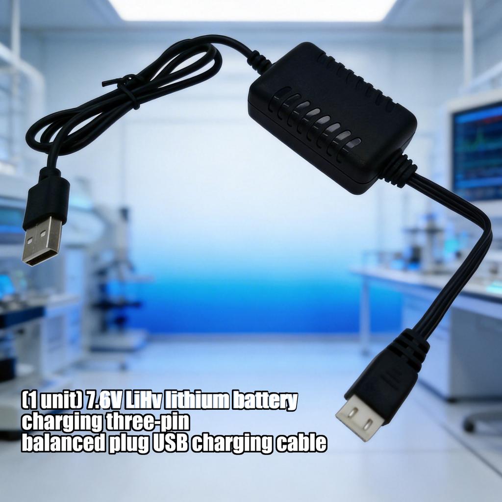 Multiple Device Compatible 7.6V LiHv Battery Chargers Cable For Efficient Power Delivery Flexibility and Wear Resistance