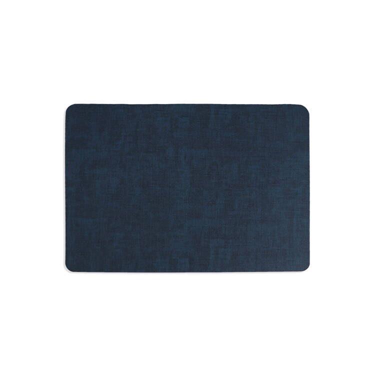 Nordic Minimalist Double-Sided Leather Placemat - Creative PU, Waterproof, Heat-Resistant.