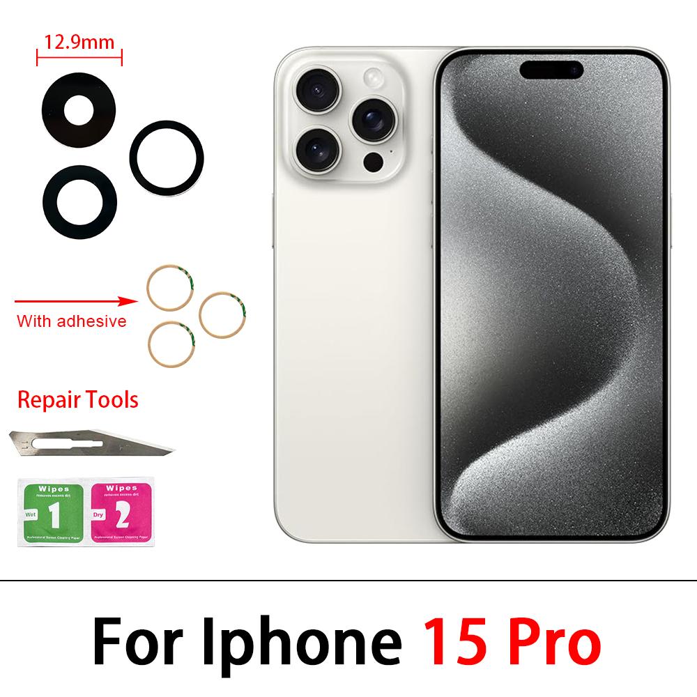 Rear Back Camera Glass Lens Cover For Iphone 11 Pro Max 11 Plus 11 Pro With Adhesive Sticker