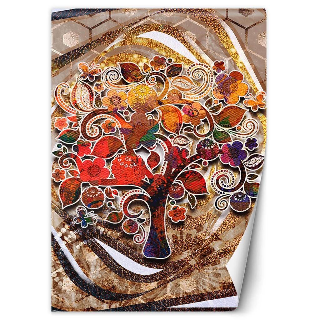 Wallpaper Colourful Tree Zen