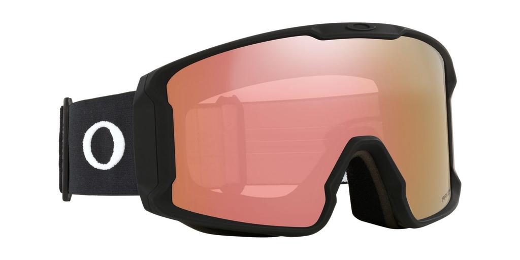 Oakley LINE MINER L Matte Rose Gold Iridium One Size Goggles, Black/Prizm Lens,