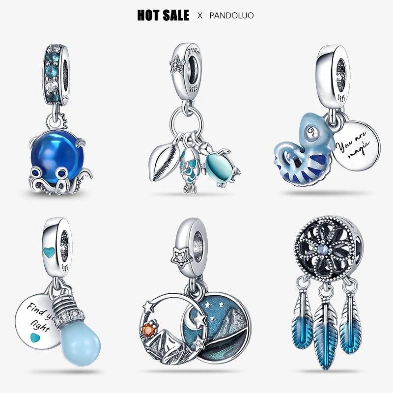 Charms 925 Original FitNew 925 Original Charm Bracelet Women 925 Silver Pendant Beads DIY Jewelry Gift