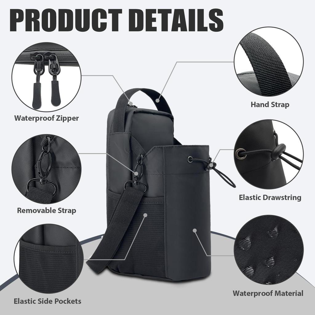 2025 Magnetic Water Bottle & Phone Crossbody Bag for Outdoor Sports - Men's