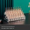 Transparent Acrylic Storage Box, Lipstick Display Stand, Desktop Cosmetics Finishing and Storage, Nail Polish Display Stand, Plastic.