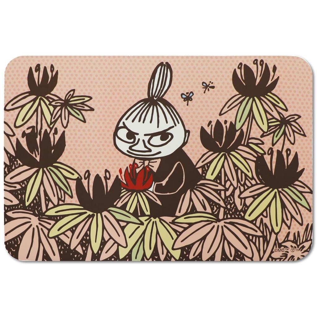 Yokozuna Creation Moomin Bath Mat (Diatomaceous Earth Powder Included, Soft Bath Mat, Gardening, Little My, Size M)