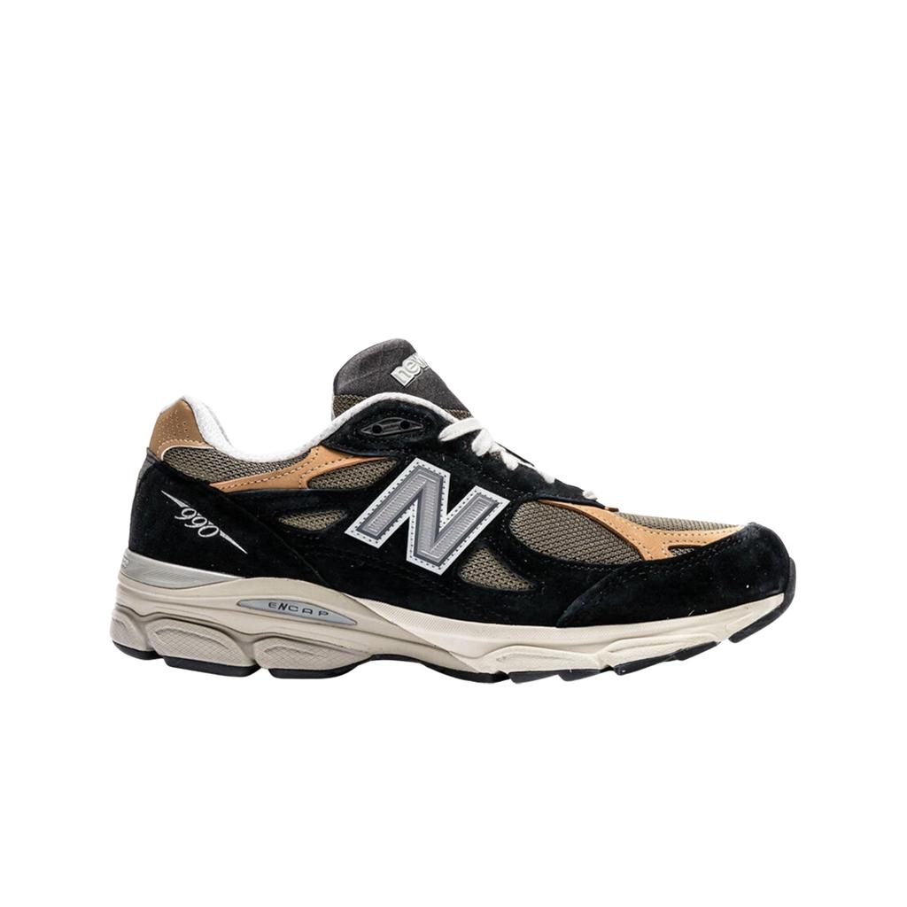 New Balance 990v3 Made In Usa Black Tan
