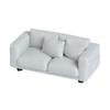 Miniature Couch Tiny Miniature Realistic Couch for 2-Seater Couch Furniture Mini Loveseat