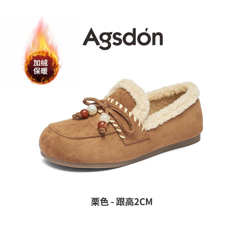 Флисовые Birkenstocks новые осенне-зимние женские для беременных снегоступы на плоской подошве пушистые хлопковые ботинки 35