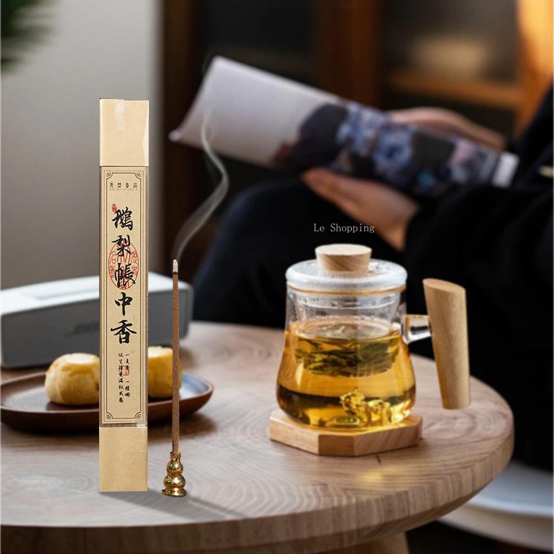 Four-square Incense Stick/Agarwood Goose Pear Sandalwood Temple Worship Buddha Indoor Air Purification Calms The Mind Joss Stick